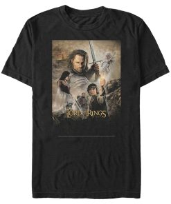 Men’s The Lord of the Rings Return of the King Movie Poster T-Shirt