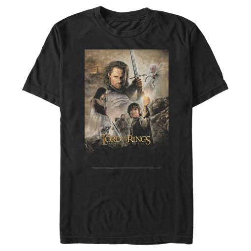 Men’s The Lord of the Rings Return of the King Movie Poster T-Shirt