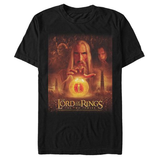 Men’s The Lord of the Rings Two Towers Saruman and the Eye of Sauron T-Shirt