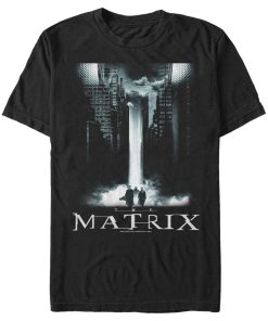 Men’s The Matrix Cityscape Poster T-Shirt