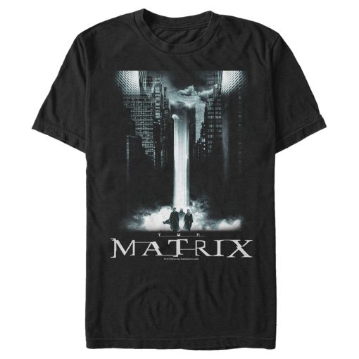 Men’s The Matrix Cityscape Poster T-Shirt