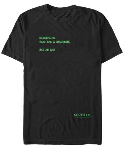 Men’s The Matrix Everything Has an End T-Shirt