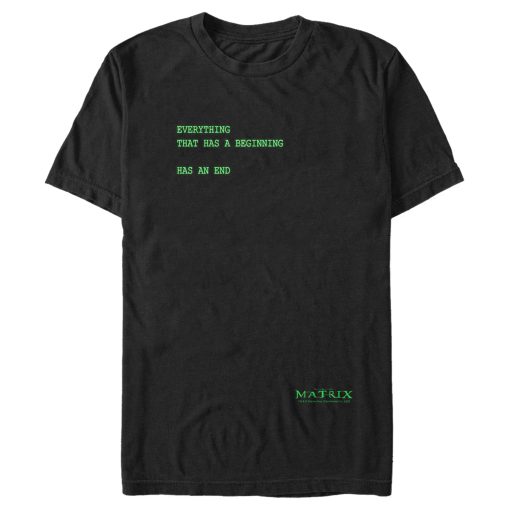 Men’s The Matrix Everything Has an End T-Shirt