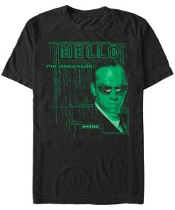 Men’s The Matrix Hello Mr. Anderson T-Shirt