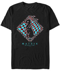 Men’s The Matrix Resurrections Glitch Rabbit T-Shirt