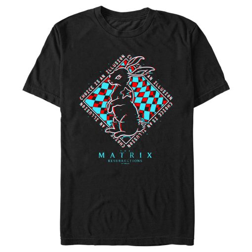 Men’s The Matrix Resurrections Glitch Rabbit T-Shirt