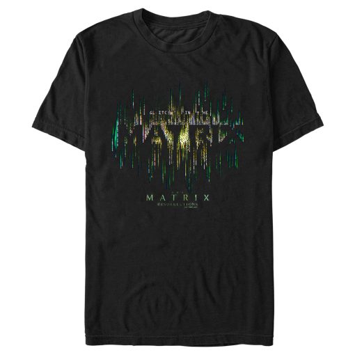 Men’s The Matrix Resurrections Glitch in the Matrix T-Shirt