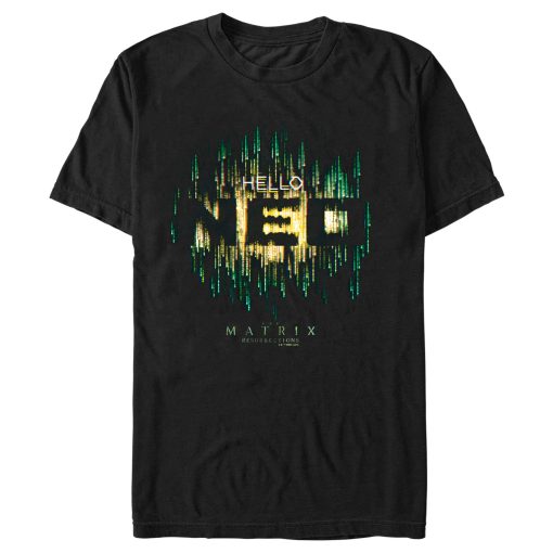 Men’s The Matrix Resurrections Hello Neo T-Shirt