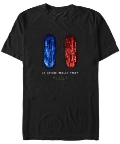 Men’s The Matrix Resurrections Is Anyone Really Free T-Shirt