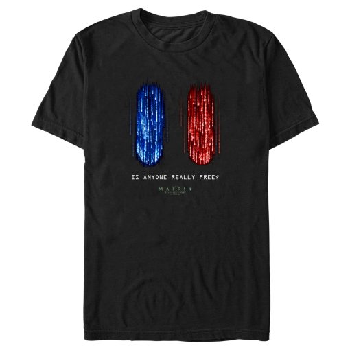 Men’s The Matrix Resurrections Is Anyone Really Free T-Shirt