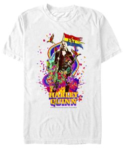 Men’s The Suicide Squad Harley Quinn Color Splash T-Shirt