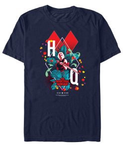 Men’s The Suicide Squad Harley Quinn Jungle Card T-Shirt