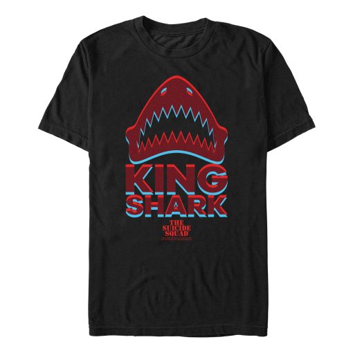 Men’s The Suicide Squad King Shark Logo T-Shirt