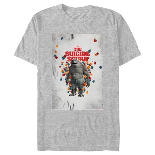 Men’s The Suicide Squad King Shark Poster T-Shirt