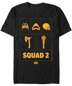 Men’s The Suicide Squad Squad 2 Symbols T-Shirt
