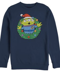 Men’s Toy Story Alien Greetings Wreath Sweatshirt