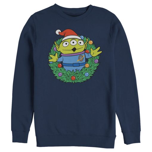 Men’s Toy Story Alien Greetings Wreath Sweatshirt