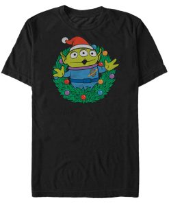 Men’s Toy Story Alien Greetings Wreath T-Shirt