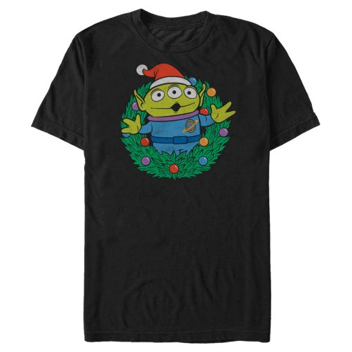 Men’s Toy Story Alien Greetings Wreath T-Shirt