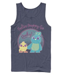 Men’s Toy Story Ducky & Bunny Feelin’ Happy Tank Top