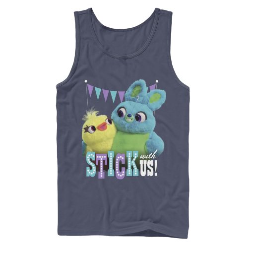 Men’s Toy Story Ducky & Bunny Stick With Us BFFs Tank Top