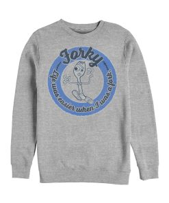 Men’s Toy Story Forky Life Was Easy Sweatshirt