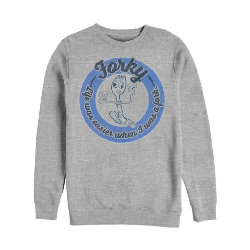 Men’s Toy Story Forky Life Was Easy Sweatshirt