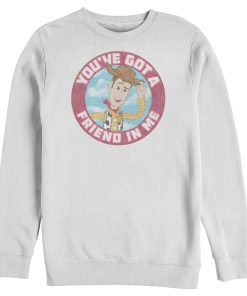 Men’s Toy Story Friend in Me Woody Circle Sweatshirt
