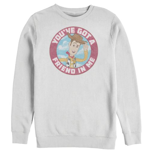 Men’s Toy Story Friend in Me Woody Circle Sweatshirt