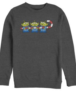 Men’s Toy Story Little Green Men Candy Cane Sweatshirt