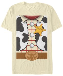 Men’s Toy Story Sheriff Woody Costume Tee T-Shirt