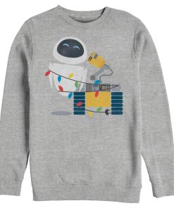 Men’s Wall-E Eve Christmas Lights Sweatshirt