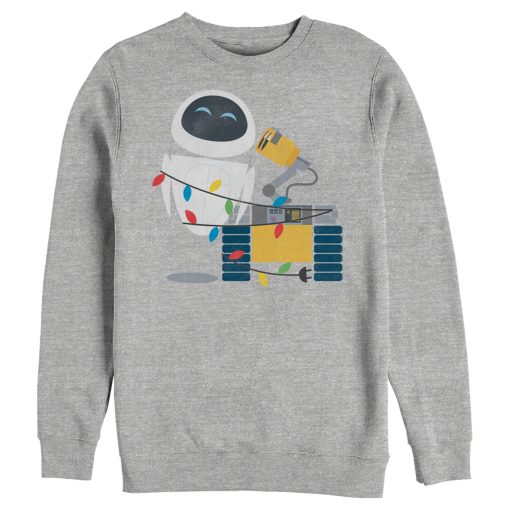 Men’s Wall-E Eve Christmas Lights Sweatshirt