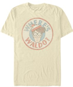Men’s Where’s Waldo Retro Character Circle T-Shirt