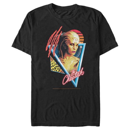 Men’s Wonder Woman 1984 Cheetah Retro Triangle T-Shirt