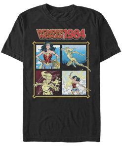 Men’s Wonder Woman 1984 Comic Panels T-Shirt