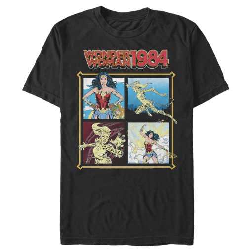 Men’s Wonder Woman 1984 Comic Panels T-Shirt