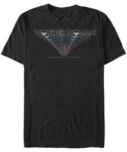 Men’s Wonder Woman 1984 Logo Retro Effect T-Shirt