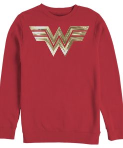 Men’s Wonder Woman 1984 Metallic Logo Sweatshirt