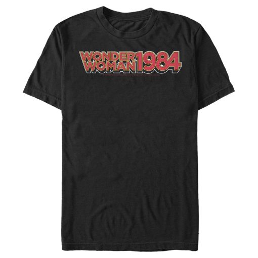 Men’s Wonder Woman 1984 Retro WW Logo T-Shirt