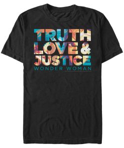 Men’s Wonder Woman 1984 Truth Love Justice T-Shirt