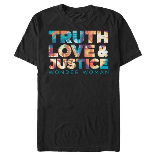 Men’s Wonder Woman 1984 Truth Love Justice T-Shirt