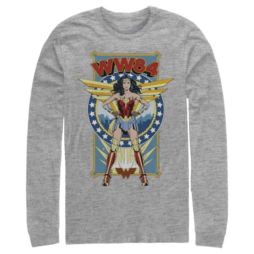 Men’s Wonder Woman 1984 WW84 Comic Poster Long Sleeve Shirt