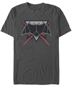 Men’s Zack Snyder Justice League Batman Comic Logo T-Shirt