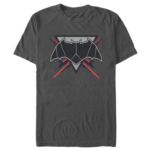 Men’s Zack Snyder Justice League Batman Comic Logo T-Shirt