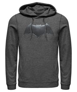 Men’s Zack Snyder Justice League Batman Logo Pull Over Hoodie