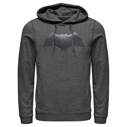 Men’s Zack Snyder Justice League Batman Logo Pull Over Hoodie