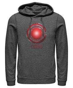 Men’s Zack Snyder Justice League Cyborg Logo Pull Over Hoodie
