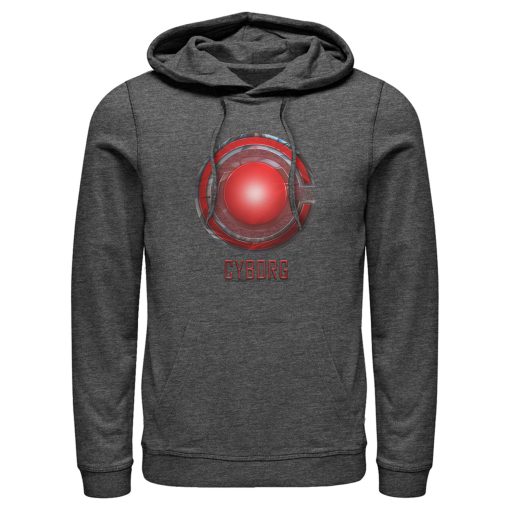 Men’s Zack Snyder Justice League Cyborg Logo Pull Over Hoodie