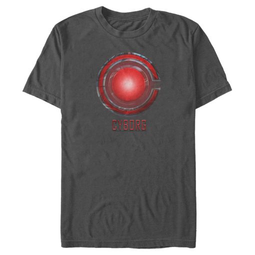 Men’s Zack Snyder Justice League Cyborg Logo T-Shirt